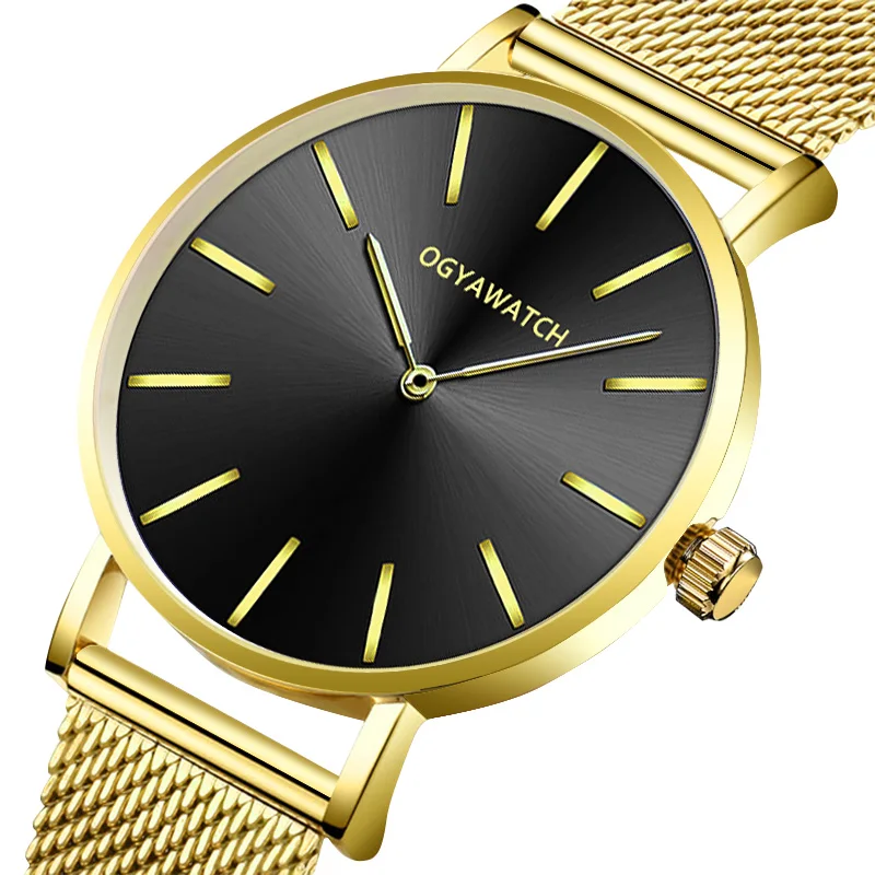

Women Watch Fashion Stainless Steel Mesh Band Watch Women Ladies Casual Quartz Dress Watch Womenreloj Mujer