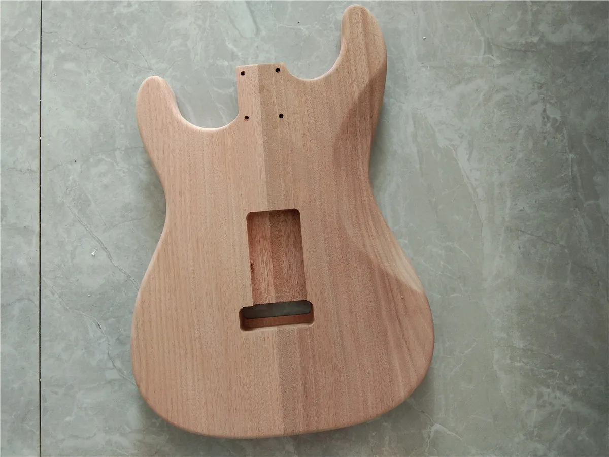 Корпус для электрогитары с естественной одинарной волной корпус из красного