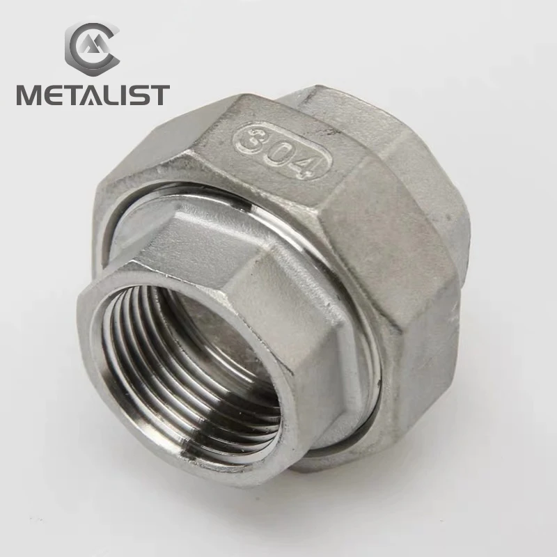 Металлическая резьба BSPT 1/2 дюйма DN15 нержавеющая сталь SS304 санитарно-пластичная