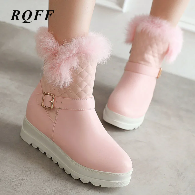 Женские ботильоны на платформе белые черные розовые однотонные ботинки из