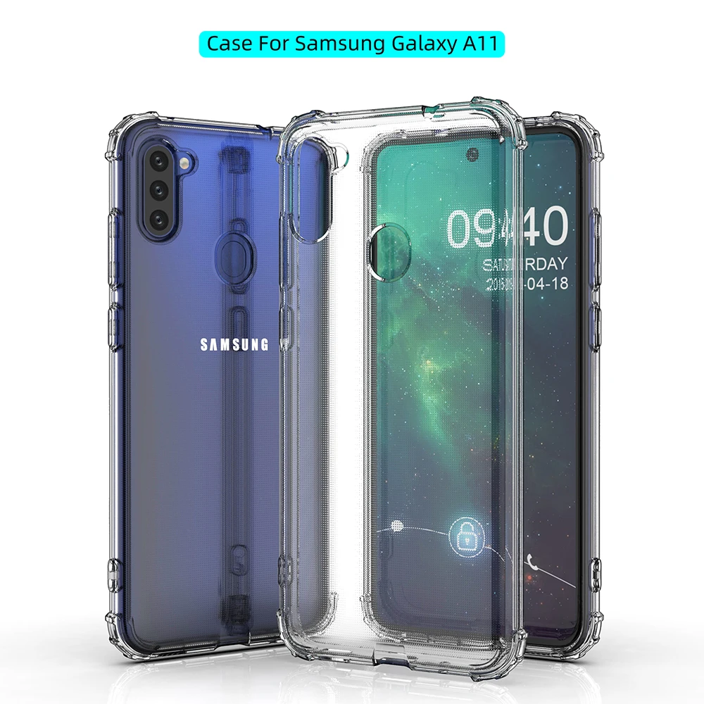 Силиконовый прозрачный чехол из ТПУ для Samsung Galaxy A10S A20S A90 5G A11 A41 A70E A91 A01 A21 A51 A71 A8 A8Plus