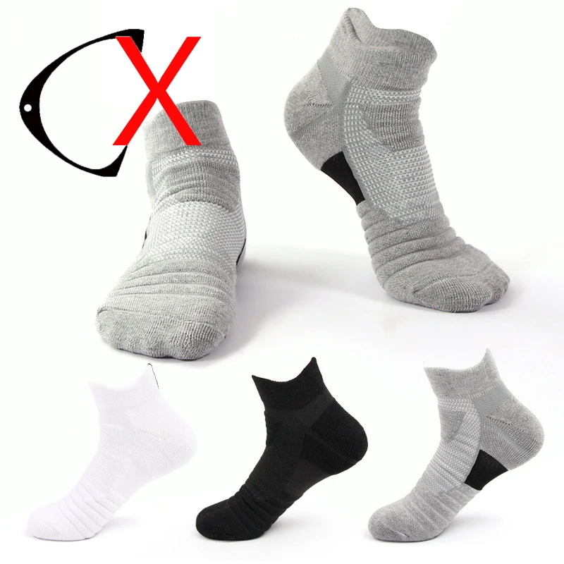 CX мужские спортивные носки нескользящие для бега hu wai wa mao jin di Короткие Элитные