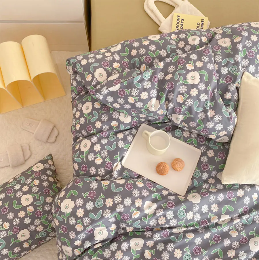 Набор постельного белья в деревенском стиле набор винтажном с цветочным