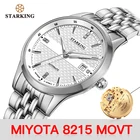 STARKING Женские Механические часы Для мужчин Японии 8215 Movt Нержавеющаясталь автоматические часы с автоподзаводом наручные часы сапфир Бизнес мужских часов AM0190