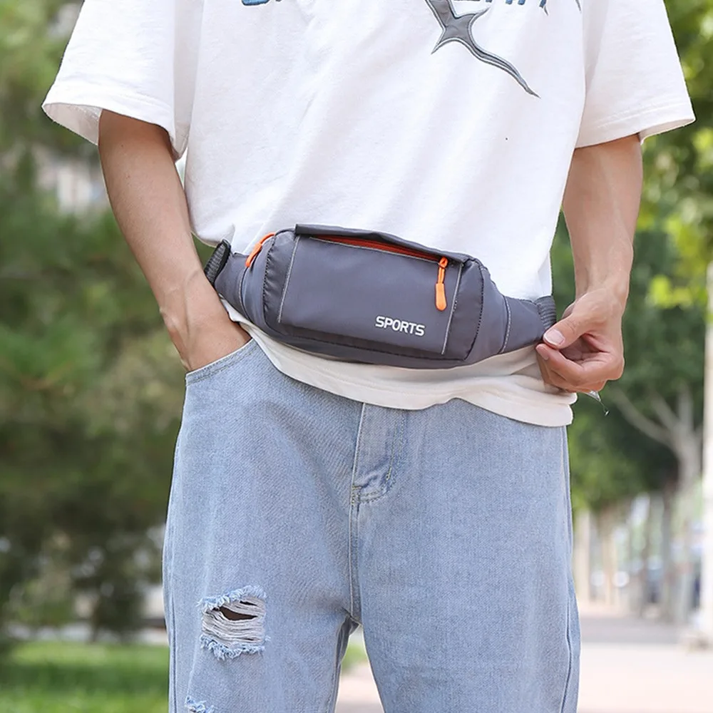

Waist Fanny Pack Men Sports Waterproof Waist Bag's 2021 Women's Brand Chest Bag For Phone Female Belt Bag Travel Pouch Purse