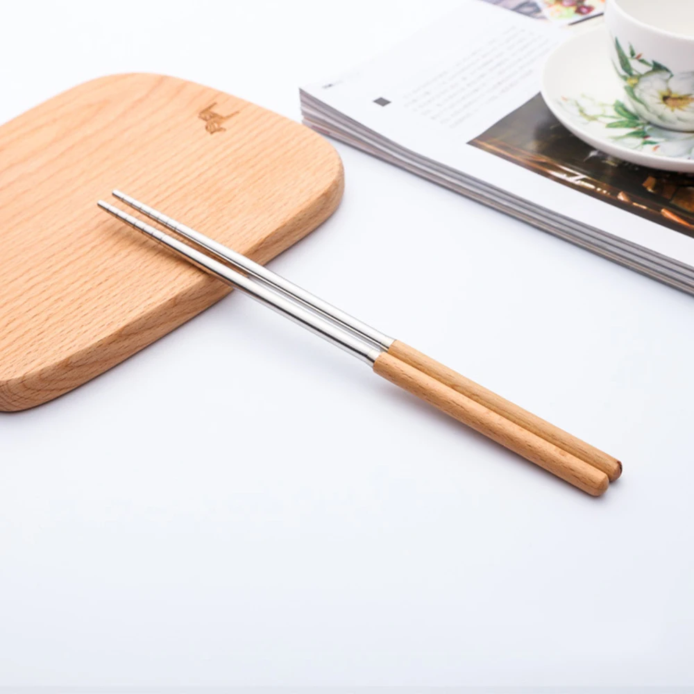 2019 новые полезные Портативный древесины обед Посуда Столовые приборы