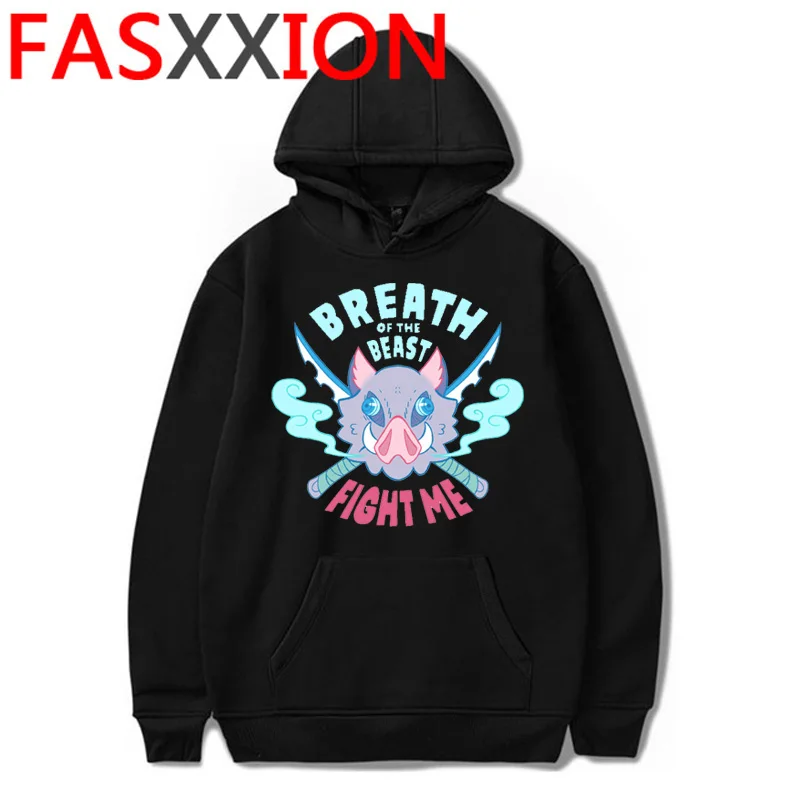 Японский аниме демон Slayer толстовки для мужчин мультфильм Kimetsu No Yaiba Толстовка