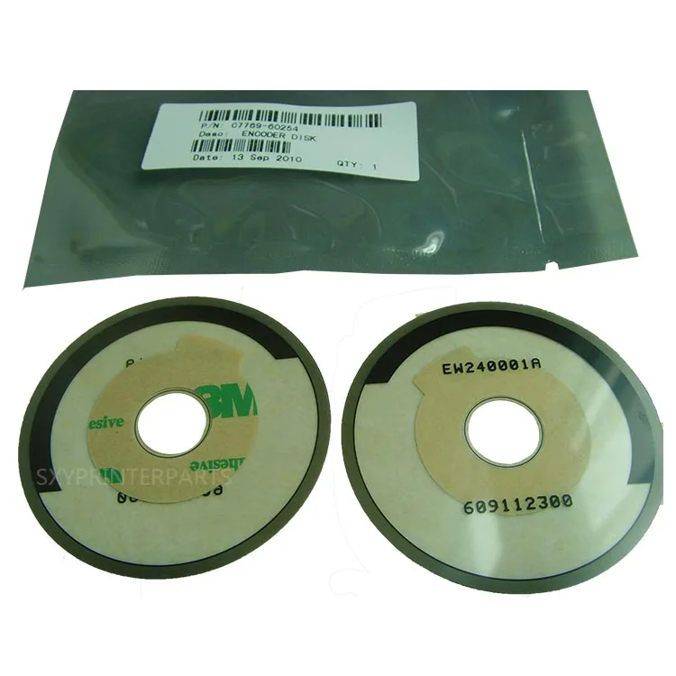 

20pcs Free Shipping Compatible New C7769-60254 C7769-60065 Assembly Encoder Disk for HP DesignJet 500 800 Plotter Printer Parts