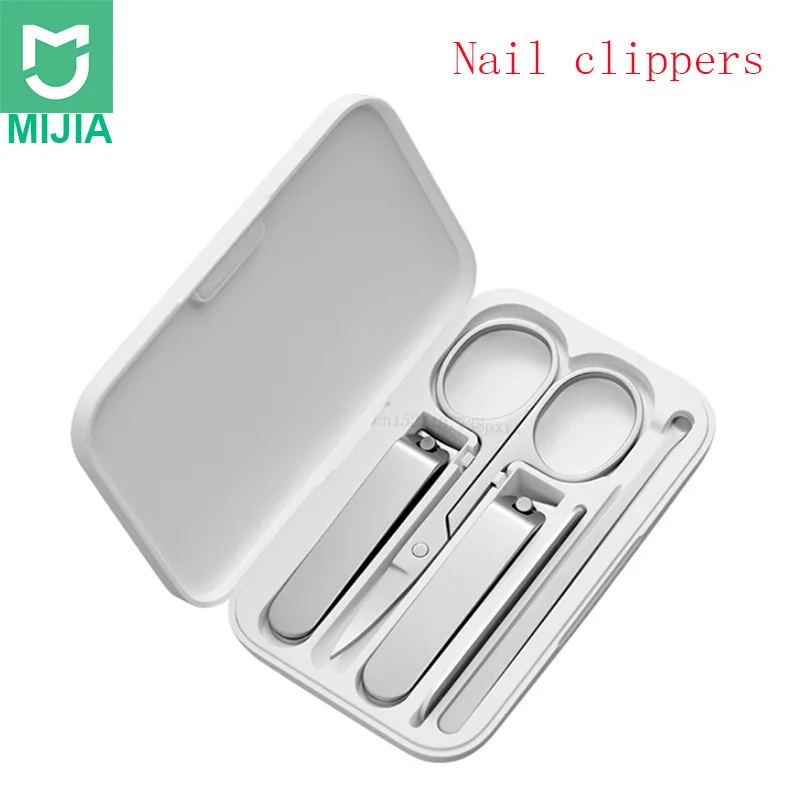 Xiaomi mijia 5 шт./компл. маникюрные машинки для ногтей педикюрный набор портативный