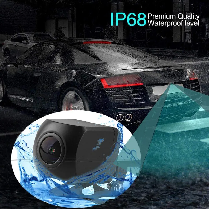 Камера заднего вида рыбий глаз ночное видение HD 170 градусов угол обзора - купить