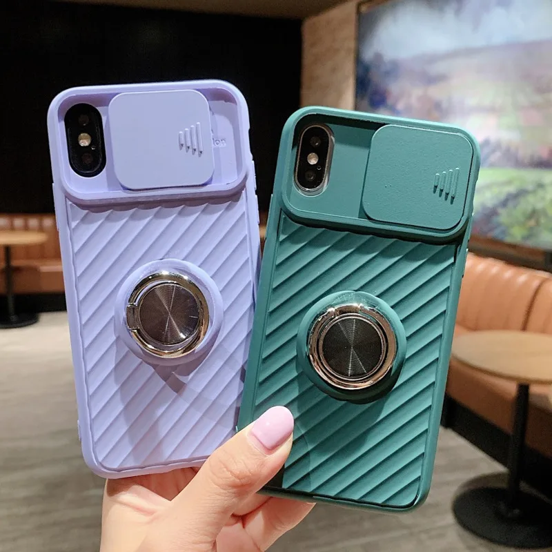 

10 шт. защитный чехол-слайдер для камеры iPhone 12 11 Pro Max XS Max, мягкий чехол из ТПУ с подставкой для iphone XR SE2 8 7 6 6S Plus