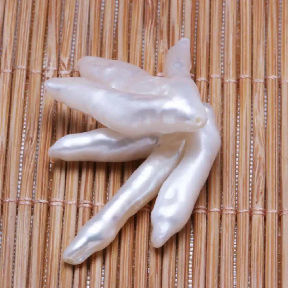 Бусины Из Натурального пресноводного жемчуга в форме куриной лапы россыпью