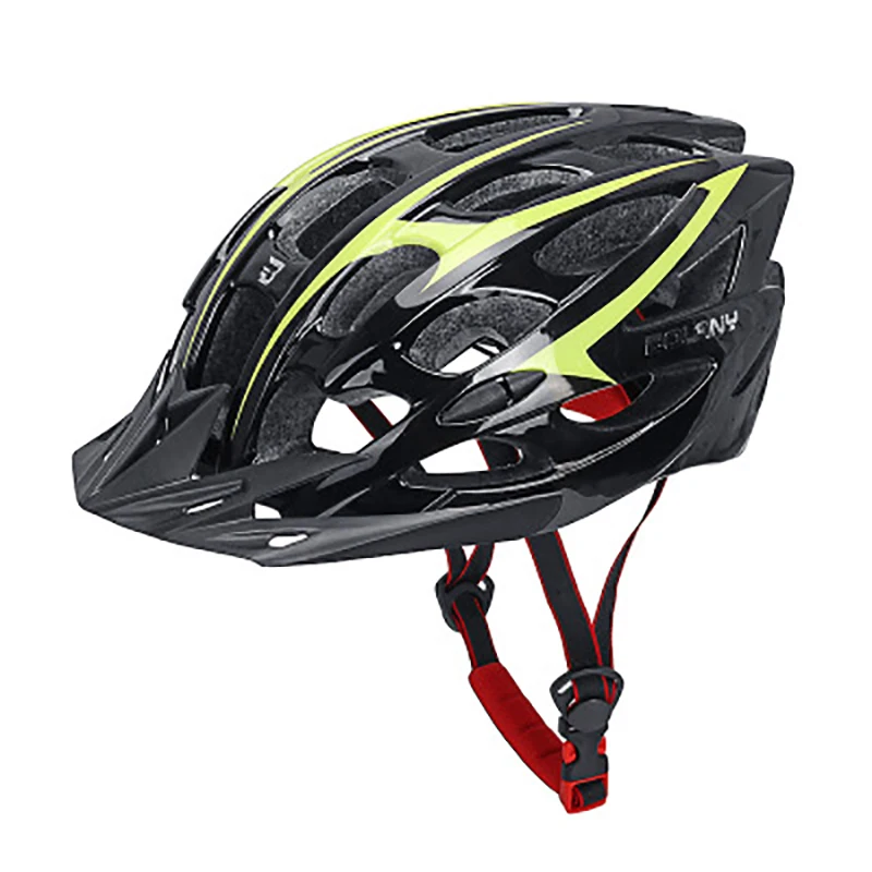 

Mountain bike integrated cycling helmet with 28 air vents Import PC plus internal import EPS Bicycle helmets for adult riding