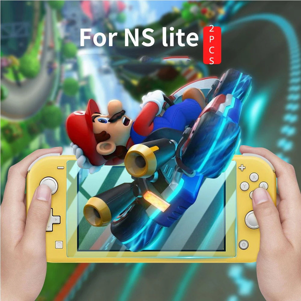 Закаленное стекло для Nintendo Switch Lite Mini NX Ultra Clear Full HD защитная пленка крышка игровой