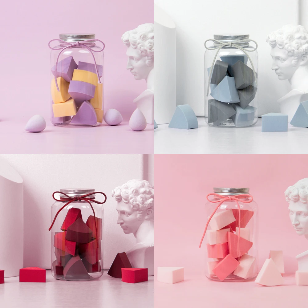 Косметическая губка для макияжа 12 шт. косметический спонж консилер основы