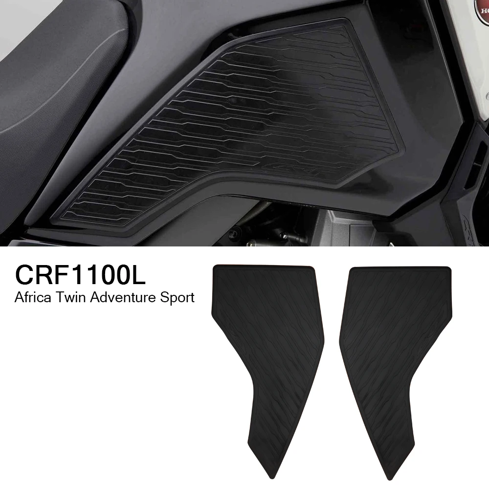 

For Honda CRF1100L Africa Twin Adventure Sport Motorcycle Non-Slip Side Fuel Tank Stickers Waterproof Pad Rubber Sticker
