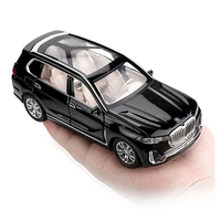 132 simulation x7 alloy toy cars diecast pull back suv car model children toys off road vehicles decorations christmas gift