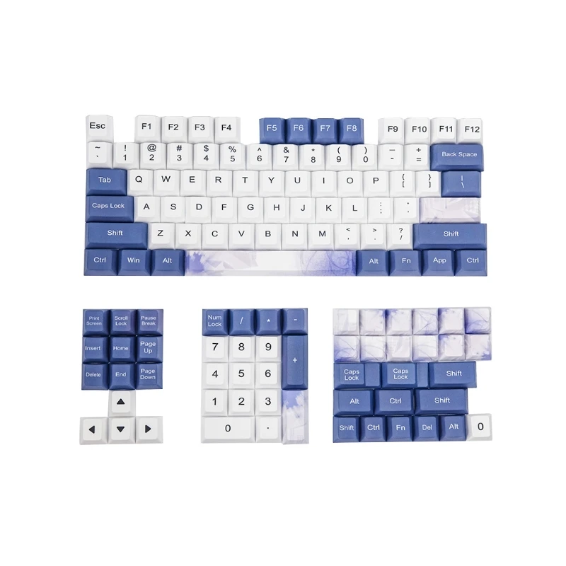 

2022 New 128Keys Cherry Profile Custom Keycaps PBT Dye Sublimation for Mechanical Keyboar