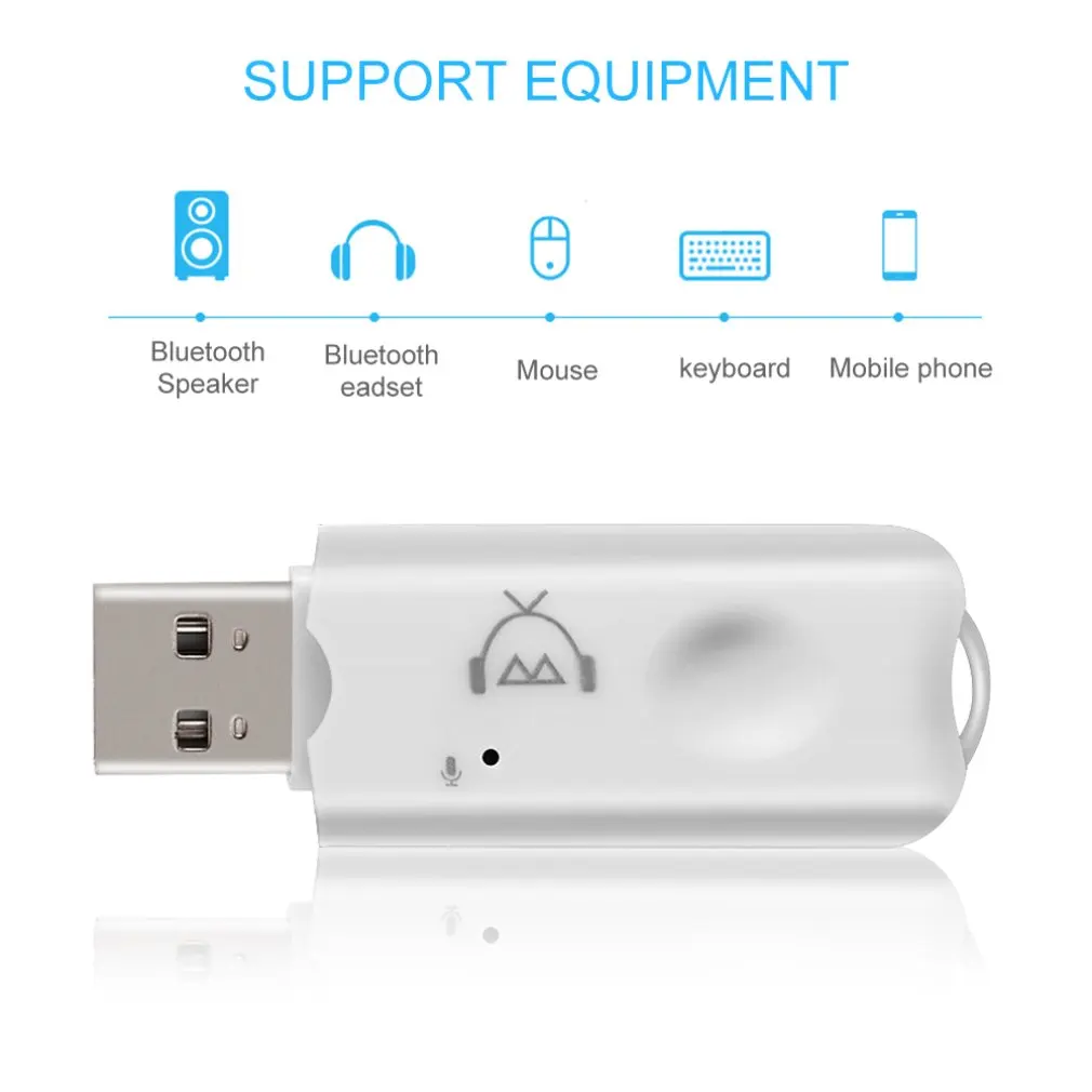 Портативный USB Bluetooth-ключ AUX беспроводной Bluetooth 2 1 EDR музыкальный аудио-приемник