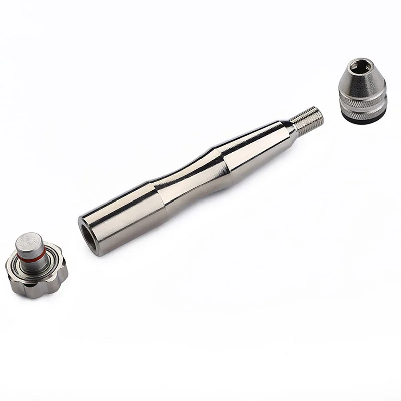 

New Mini Micro Aluminum Hand Drill With Keyless Chuck +10pc Twist Drill Bit Woodworking Drilling Rotary Tool 0.2-2mm/0.3-3.4mm