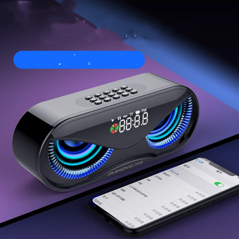 Bluetooth-Колонка портативная беспроводная акустическая система 10 Вт Музыка