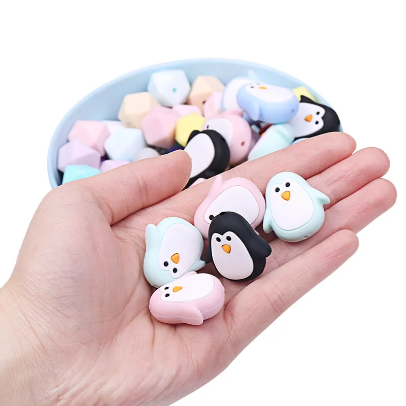 Chenkai 10 шт. силиконовые грызунок с котом бусины DIY ребенок котенок Животное Мультфильм жевательный успокоитель манекен сенсорные ювелирные изделия игрушки аксессуары