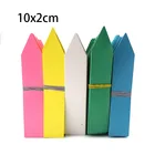 100 шт., пластиковые этикетки для цветочных горшков, 5 цветов