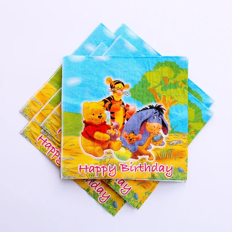

Disney Winnie the pooh theme Kids Birthday Party Decor Set Birthday Party Supplies Baby Birthday Party Pack event party supplies