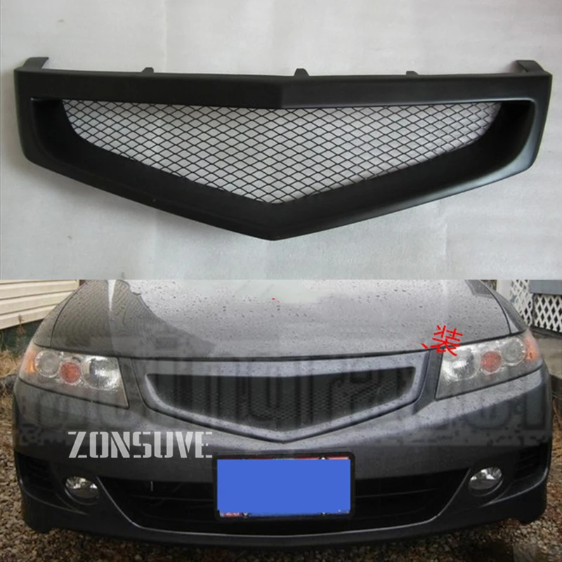 Передняя решетка радиатора для Honda Accord CL9 Euro R Acura TSX 2006 2009 из углеродного