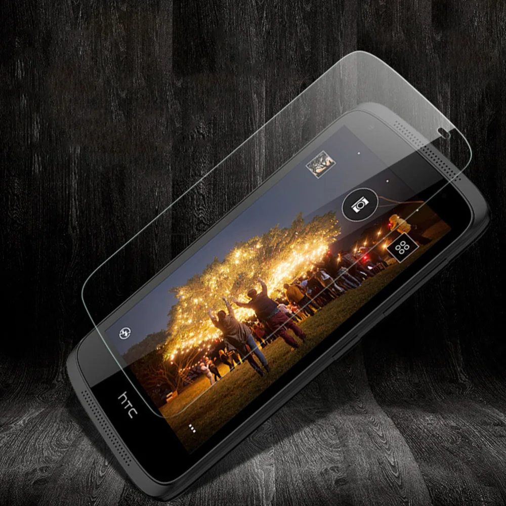 

Screen Protector Bubble-Free Anti-Scratch Anti-Glare Anti-Fingerprint Premium Tempered Glass Screen Protector for HTC Desire 526