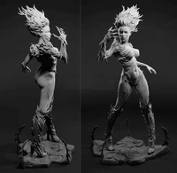 124 75mm 118 100mm resin model kits the witches figure unpainted no color rw 393