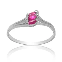 100 natural ruby ring for daily wear 2mm4mm real ruby silver ring 925 silver ruby jewelry gift for woman