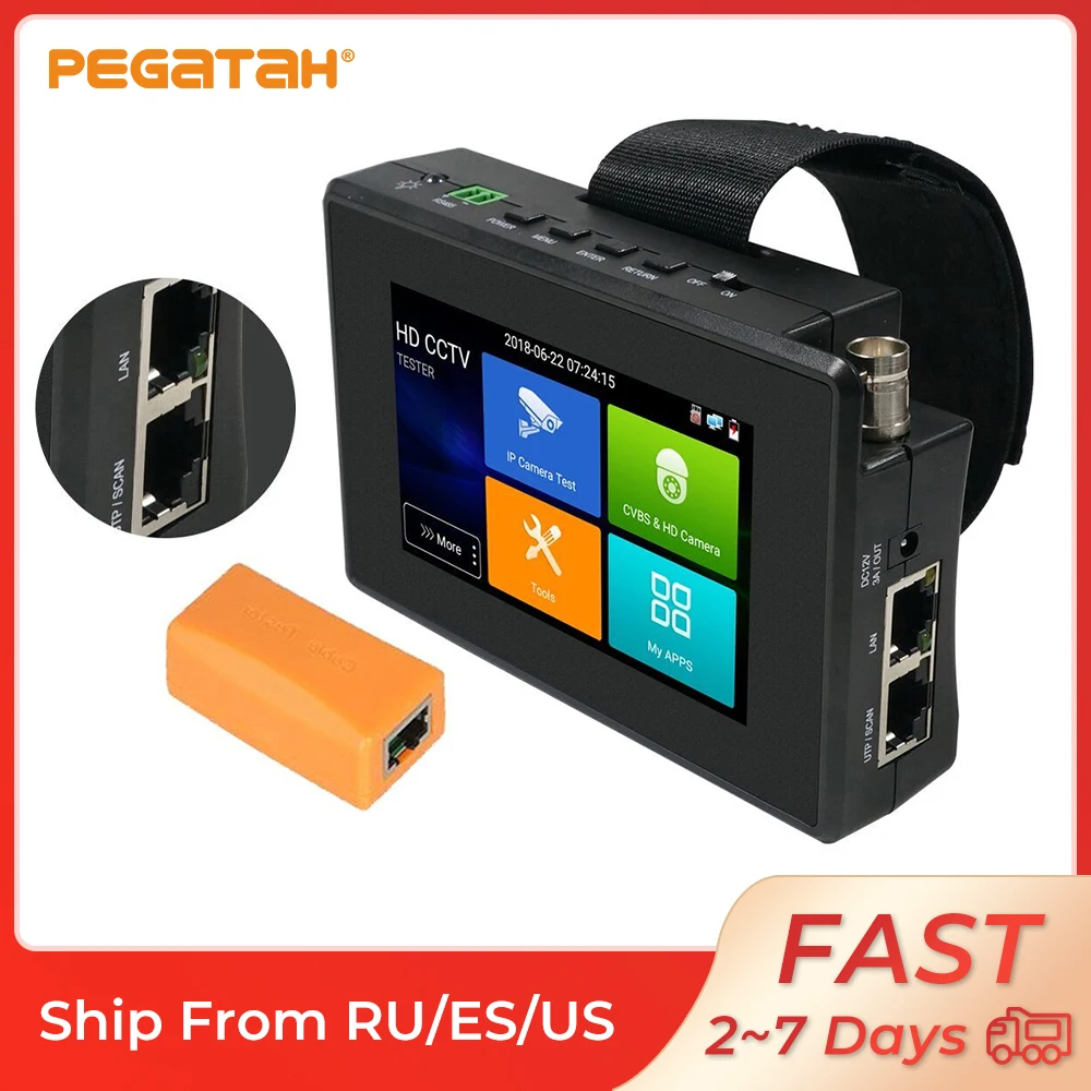 4K cctv Портативный монитор для камеры POE Ip камера тестер IPC CCTV сенсорный hdmi AHD CVI TVI SDI