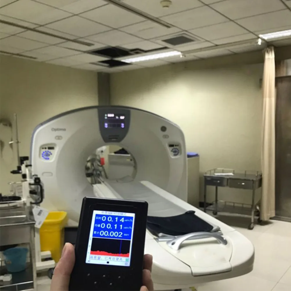 Дозиметр детектор ядерных излучений Мрамор тестер X-ray персональный больница инструмент счетчик Гейгера домашний Профессиональный Экран дисплея