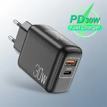 PD Adapter 30W Type C Quick Charge PD QC 3.0 Type C Fast Charging For iPhone 12 Pro Samsung Xiaomi Mobile Phone USB Wall Charger