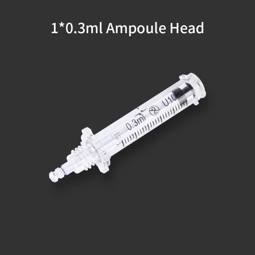 0.3ml Ampoule Head 0,3 мл/0,5 мл ампульная головка для гиалуроновой ручки иглы распылитель гиалурон пистолет удаление морщин губ лифтинг шприц одноразовый - Номер модели: 0.3ml Ampoule Head