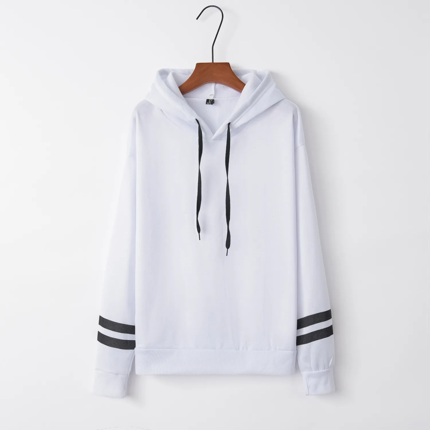 Double Ring Solid 2022 New Design Hot Sale Hoodies Sweatshirts Women Casual Kawaii Harajuku Sweat Girls European Tops Korean