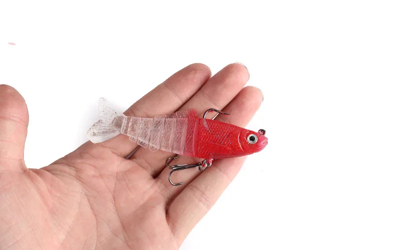 

1 Pcs Sinking Wobblers Fishing Lures 8.5cm 17g 6 Multi Jointed Swimbait Hard Artificial Bait Pike/Bass Fishing Lure Crankbait