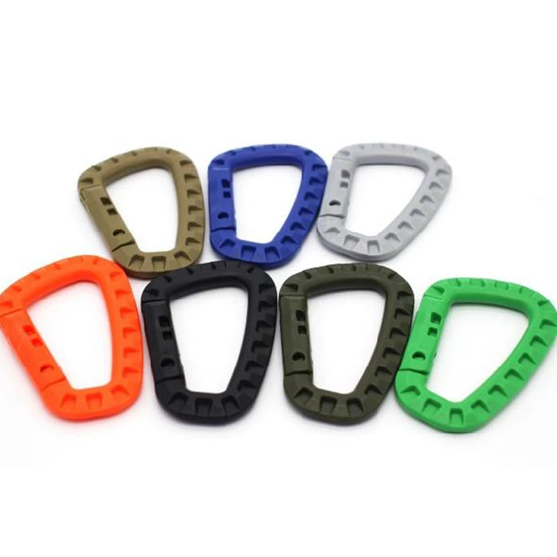 1 шт. Пластиковый Карабин с d образным кольцом для альпинизма Пряжка рюкзака