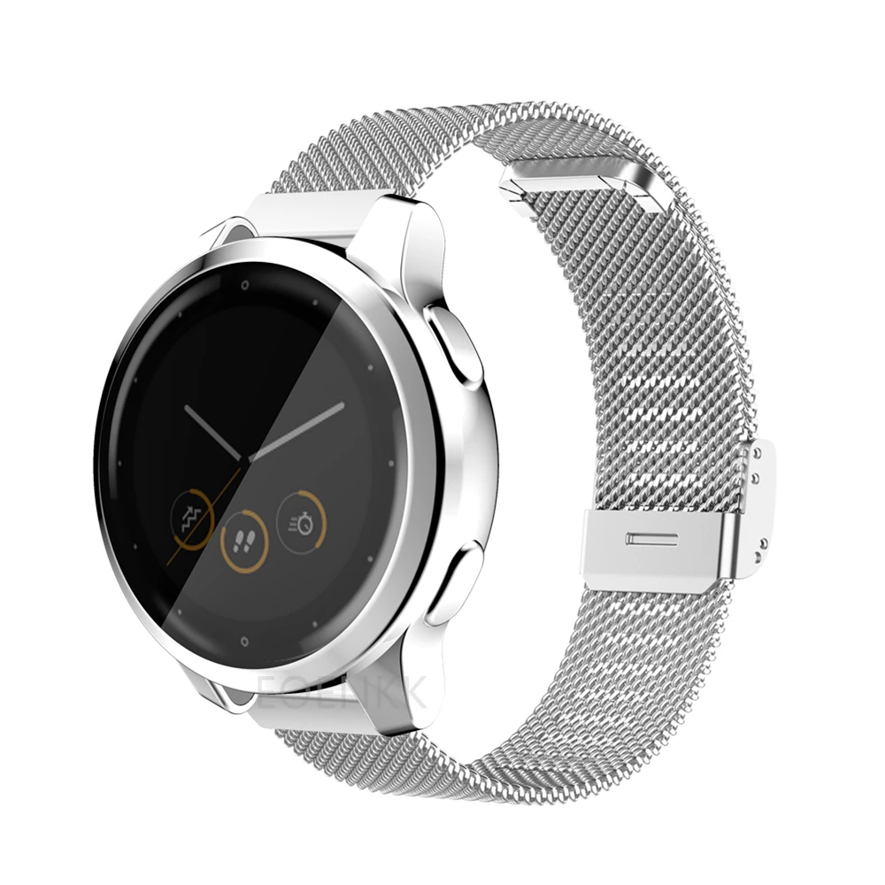 Чехол из ТПУ + ремешок для наручных часов Garmin Vivoactive 4S 4 3 Music/Venus 2 2S сменный на