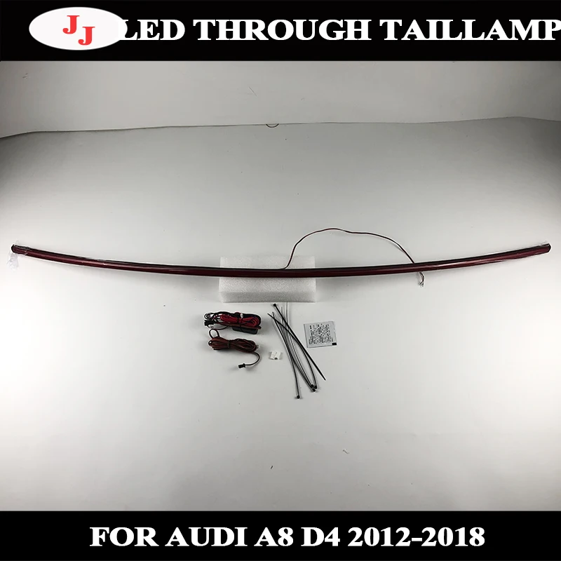 

led cross truck tail light fit for Audi A8 D4 2011 2012 2013 -2018 modification tail light through taillight