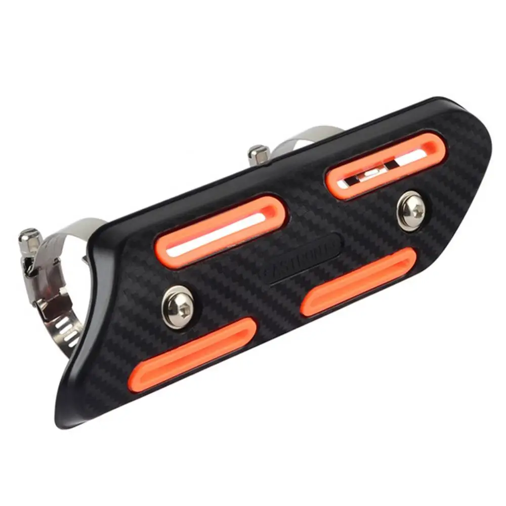 

Universal Motorcycle Motorbike Exhaust Pipe Heat Shield Cover Guard Protector Anti-scalding Cover