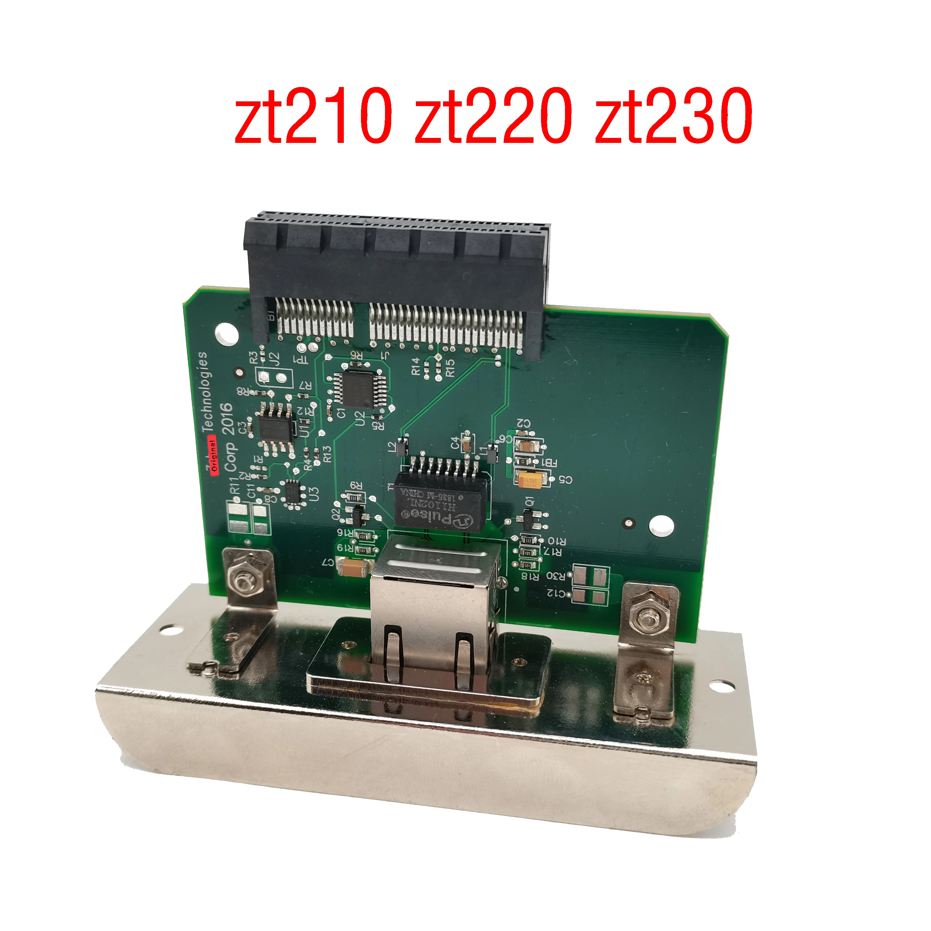 

New zt210 zt220 zt230 Wired Built-in Network Card PCBA Board For Zebra zt-210 zt-220 zt-230 Barcode Printer Card