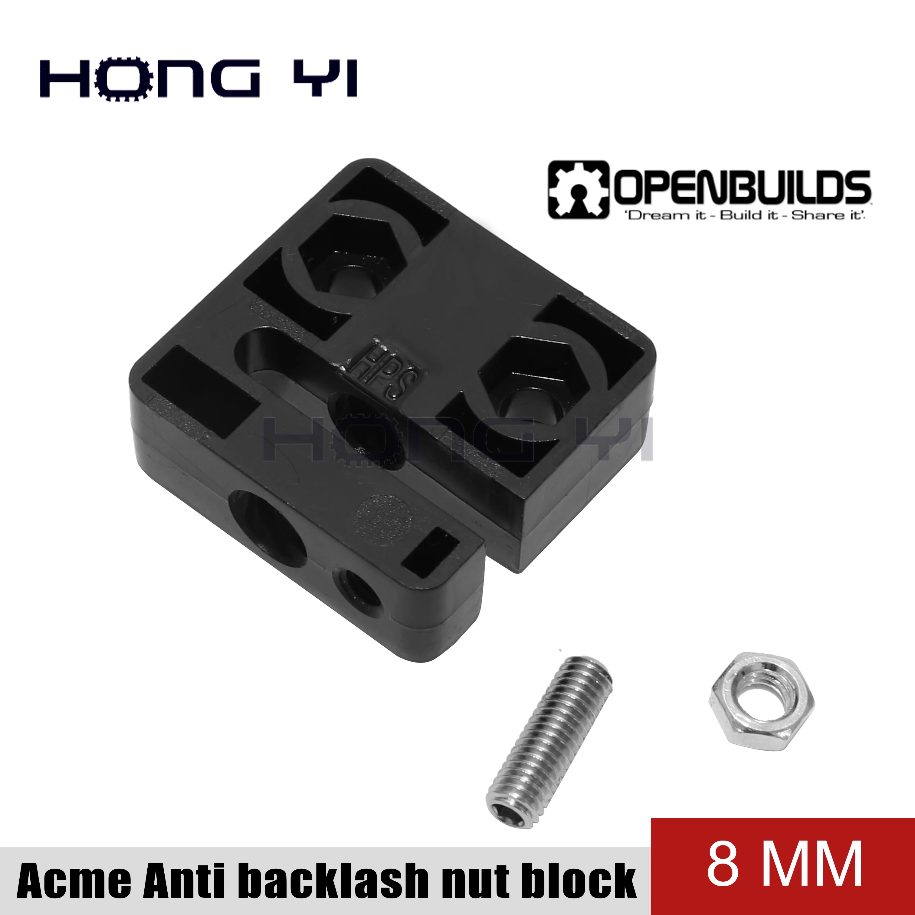 OPENBUILD 8 мм Acme анти обратный Гайка блока для 3d принтера аксессуары T типа T8 Шаг 1