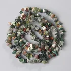 Бусины из натурального индийского агата, 3-5 мм