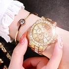 Роскошные женские часы с бриллиантами Женские часы лучший бренд наручные часы Дамы повседневные женские часы-браслет с украшением в виде кристаллов Часы Relogio Feminino