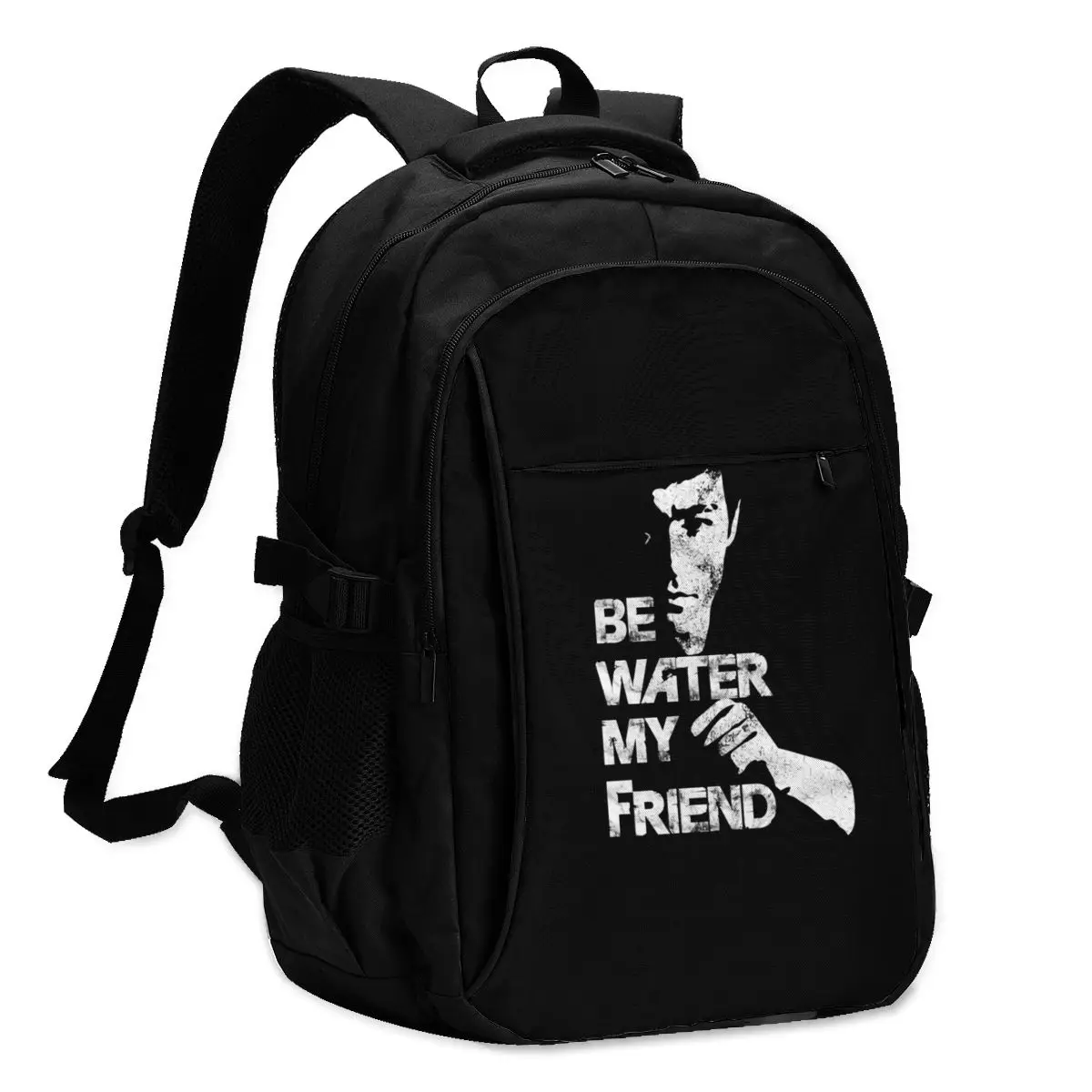 

Bruce Lee Backpacks Streetwear Charging USB Back To School Backpack Teen Pattern Bags