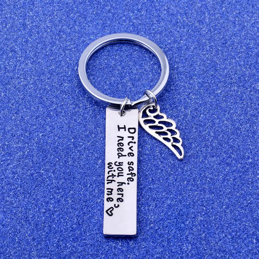 Брелки с надписью Drive Safe I Need You With Me | Украшения и аксессуары