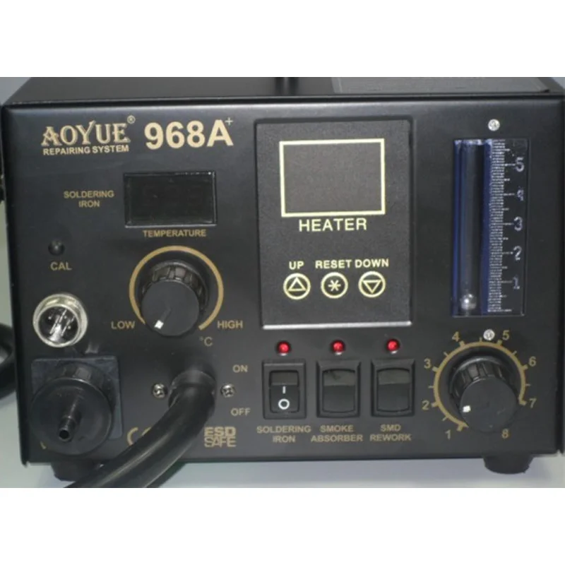 Бесплатная доставка паяльная станция AOYUE 968A + SMD пистолет горячего воздуха