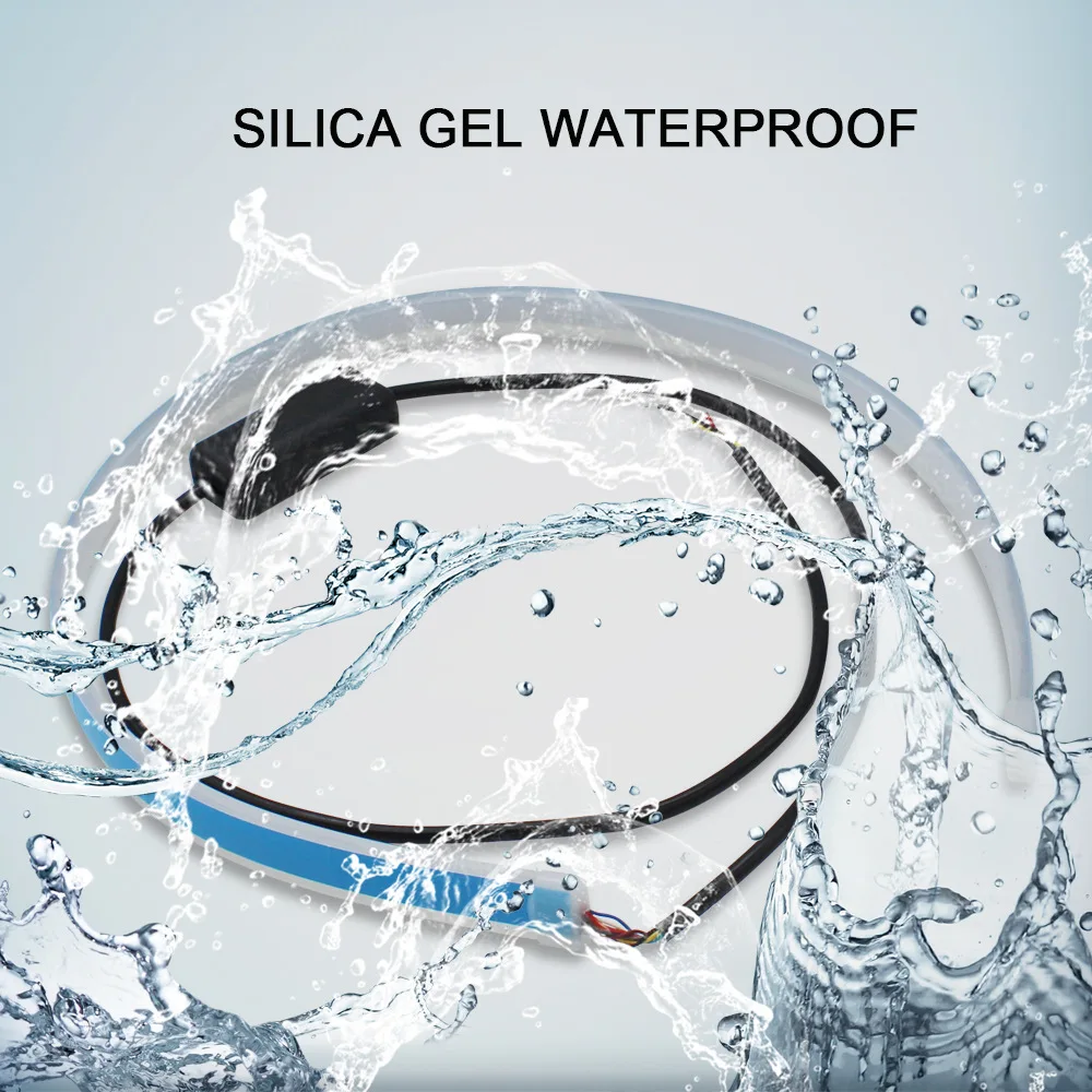 

30 45 60cm Led DRL Daytime Running Lights Turn Signal DRL Flexible Led Strip Car Light Accessories Brake Side Lights Headlights